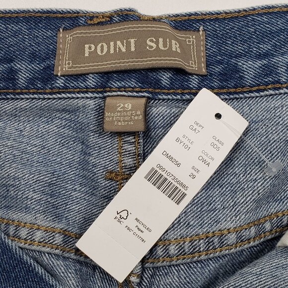 J. Crew Point Sur Denim Distressed Loose Straight Jean Size 29 Vintage Vibes NWT - Picture 2 of 16